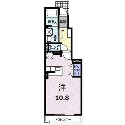 拡大写真：仙台市太白区西中田３丁目 1階102の間取り