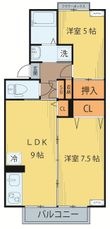 ロイヤルコート文化町IV番館の間取図