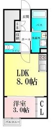 仙台市泉区八乙女2丁目の間取図