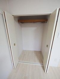 収納 大きなクローゼット付きです。