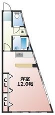 コーポリバーサイドの間取図