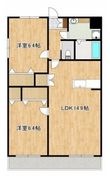クラシード・ルネス出水の間取図