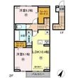 上益城郡御船町大字高木の間取図