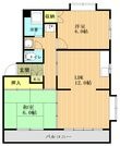 熊本市中央区水前寺6丁目の間取図