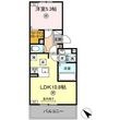 熊本市東区御領2丁目の間取図