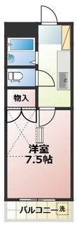 熊本市中央区黒髪4丁目の間取図