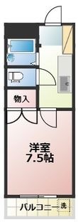 熊本市中央区黒髪4丁目の間取図