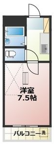 熊本市中央区黒髪4丁目の間取図