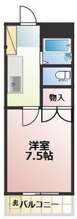 熊本市中央区黒髪4丁目の間取図