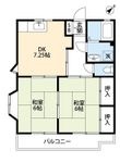 メゾンドフィオーレの間取図