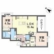 熊本市中央区新屋敷3丁目の間取図