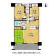 熊本市中央区南千反畑町の間取図
