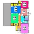 仁田貸家の間取図