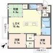 熊本市中央区帯山2丁目の間取図