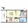 熊本市中央区本荘５丁目の間取図