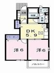エスポワール・メゾンBの間取図
