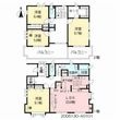 江津2丁目戸建貸家の間取図