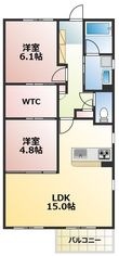 熊本市東区保田窪4丁目の間取図