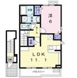 エスポアールBの間取図