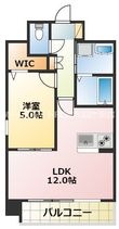 シュシュ天神の間取図