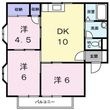 サンクチュアリ中村Dの間取図