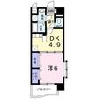 レルベ保田窪の間取図