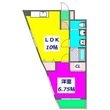 グランフォーレ九品寺の間取図