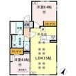 熊本市中央区帯山8丁目の間取図