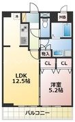 熊本市中央区新大江1丁目の間取図