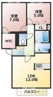 熊本市東区江津3丁目の間取図