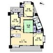 アーバンパレス水前寺駅前の間取図
