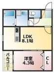 (仮)フォレスト神水の間取図