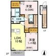 D-room帯山の間取図