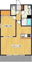クロノス25上熊本の間取図