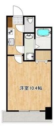 熊本市中央区練兵町の間取図