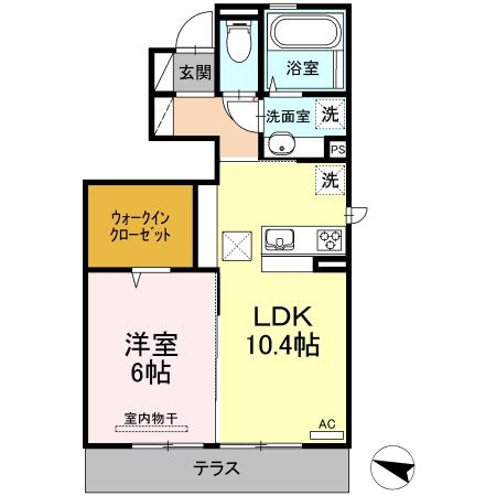 拡大写真:上益城郡益城町大字古閑 1階101の間取り