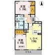 上益城郡益城町大字広崎の間取図