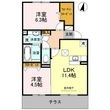 熊本市東区東野4丁目の間取図