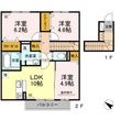 熊本市東区山ノ神1丁目の間取図