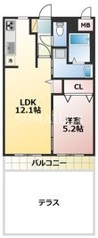 熊本市東区戸島西6丁目の間取図