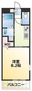 熊本市東区新外2丁目の間取図