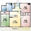 熊本市東区健軍3丁目の間取図