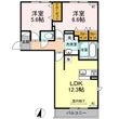 熊本市東区桜木1丁目の間取図