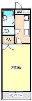 リヴィング若葉の間取図