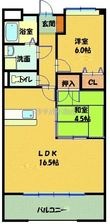 熊本市東区花立5丁目の間取図