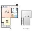 熊本市中央区黒髪2丁目の間取図