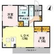 熊本市中央区新屋敷2丁目の間取図
