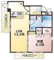 ビュークレスト水前寺の間取図