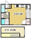 熊本市中央区帯山３丁目の間取図