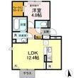 熊本市中央区九品寺3丁目の間取図